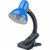 Настольная лампа Navigator NDF-C011-60W-B-E27 прищепка, синий