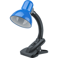 Настольная лампа Navigator NDF-C011-60W-B-E27 прищепка, синий