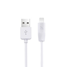 Шнур USB-Lightning для iPhone, белый,1м HOCO X1 