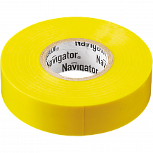 Изолента ПВХ 19x0.18мм, 20м Navigator (желтая) NIT-A19-20/Y