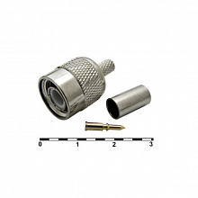 TNC-C58P штекер на кабель RG58 (обжим)