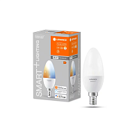 Лампа "свеча" светодионая Ledvance Smart+ WiFi B40 5W 470lm Whire (2700...6500К) 230V E14