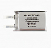 Robiton LP502030UN (Li-pol, 3.7V, 250mAh, 5х20x30mm) без защиты РК1