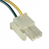 MF-2x01F розетка на кабель с проводом 0,3м 4,2мм