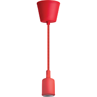 Светильник подвесной 1м красный Navigator (NIL-SF02-011-E27 60Вт) пластик