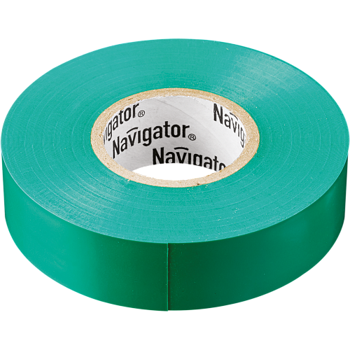 Изолента ПВХ 19x0.18мм, 20м Navigator (зеленая) NIT-A19-20/G