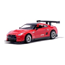 Автомобиль Nissan GT-R, масштаб 1:16, работает от аккумулятора, свет, цвет красный Р/У