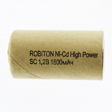 Аккумулятор Robiton 1800NCSC High Power SR2 (Ni-Cd, 1.2V, 1800mAh) для аккумуляторных шуруповертов