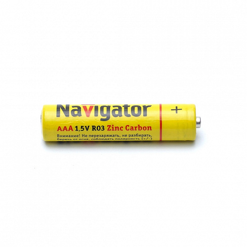 Батарейка Navigator NBT-NS-R03 (ZincCarbon, ААA, R03, 1.5V)