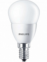 Лампа "шар" Philips Essential  LED 5.5W E14 827 P45 (аналог 60Вт, 520Лм, 2,7К)