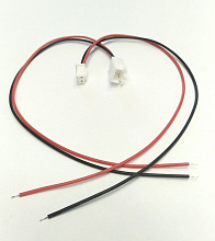 XH2.54 2PIN M+F вилка + розетка на кабель с проводом 0,2м 2,54мм