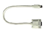 Кабель UC-MS010-02A, 1м (RS232 розетка DB-9 - mini-DIN)