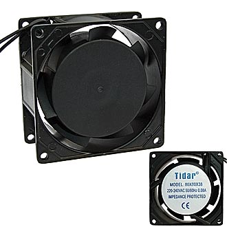 Вентилятор Tidar HSL 80x80x38мм 220V