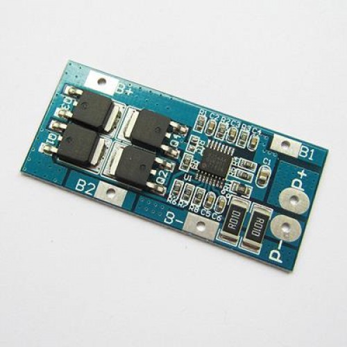 Модуль заряда и защиты Li-Ion АКБ BMS 3х18650 (3S 20A) для Arduino   