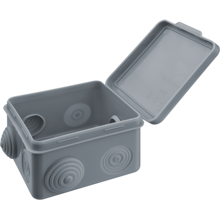 Коробка Navigator NSS-DB-80-80-50-7-GR распаячная открытого монтажа