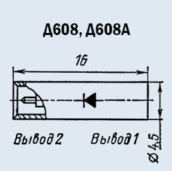 Д608А, Диод Д608А