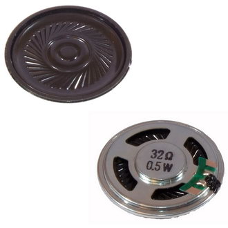Динамик 40х5.0мм, 32 Ом, 0,5 Вт
