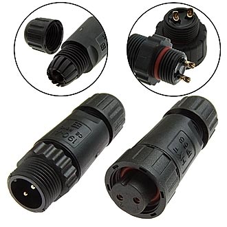 SZC-190 2pin (IP68), Разъем герметичный
