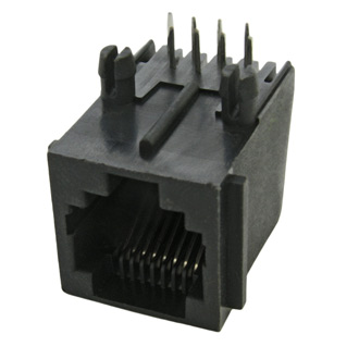 Разъем TJ4-8P8C (RJ45) гнездо на плату 