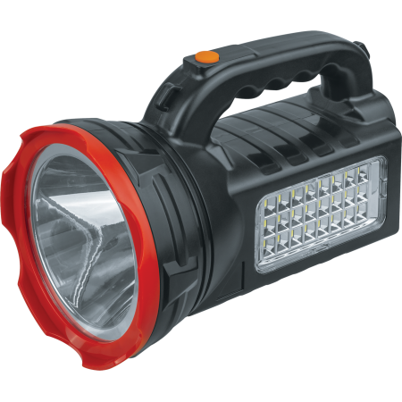 Фонарь-прожектор/кемпинг 3Вт (1led) + 3Вт (24led), 4 режима работы, до 300м, до 12ч, Lead-acid 4.4в 3Ач Navigator (NPT-SP27-ACCU)