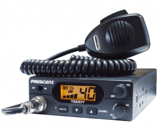 Радиостанция CB 27МГц автомобильная President Teddy ASC Радиостанция CB 27МГц автомобильная President Teddy ASC