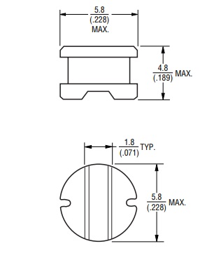 Индуктивность SMD SDR0604-4R7ML 4,7мкГн 1,8А