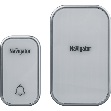 Звонок электрический Navigator NDB-D-AC03-1V1-WH, белый 36 мелодий (1 блок динамика, 1 кнопка)