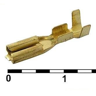 Клемма ножевая неизолированная TA3-1.25FO (0,5-1,5 mm2)