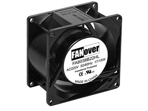 Вентилятор Fanover FA8038S22HL2 80x80x38мм 0,07A 220V