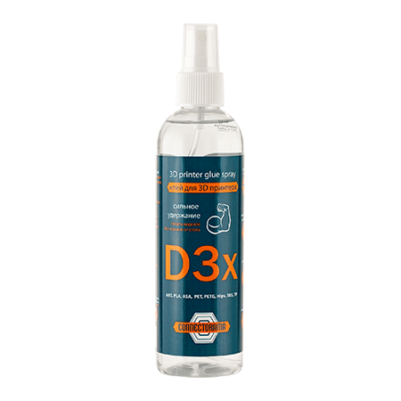 Клей для 3D печати с распылителем D3x, 250мл