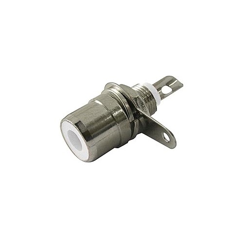 RCA гнездо на панель RP-1 белый, Разъём