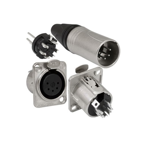 TD-397 XLR разъемы  5M+5F , Разъём