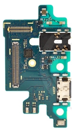 Шлейф для Samsung A405F Galaxy A40 + сист. разъем + разъем гарнитуры + микрофон