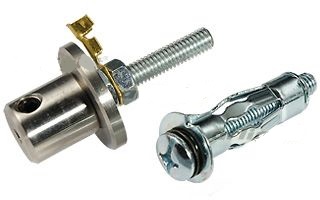 Потолочное крепление под тросик, комплект