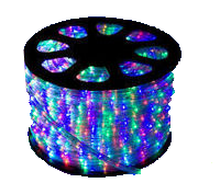 Дюралайт светодиодный  Sneha 13-3W-50M-220V-LED-U MIX, мультицвет 16м