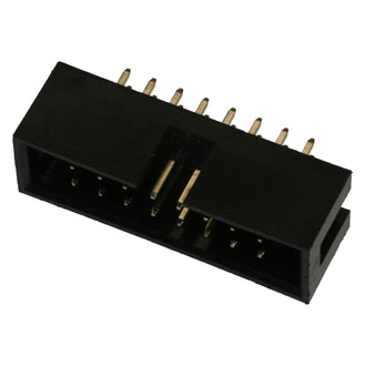 IDC-16MS вилка, Разъём