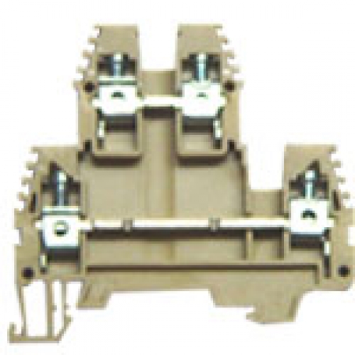 Клеммник PIK 4N 4 мм.кв. (серый)