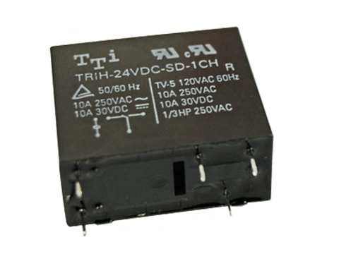 TRIH-24VDC-SD-1CH-R  24VDC, 10A, 1C, Релеэлектромагнитное