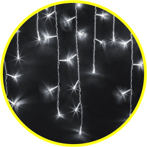 Гирлянда уличная «бахрома» 2 х 0,5 м Navigator NGF-I01-100CW-8-3.5m-230-WH-IP65 Гирлянда уличная «бахрома» 2 х 0,5 м Navigator NGF-I01-100CW-8-3.5m-230-WH-IP65