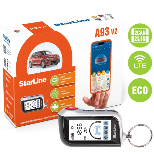 Автосигнализации StarLine A93 2CAN+2LIN LTE ECO