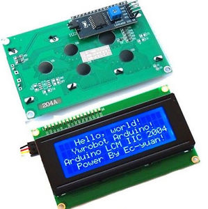 Дисплей символьный LCD2004 IIC/I2C Blue Backlight для Arduino