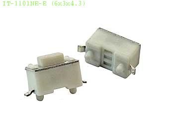 Кнопка тактовая IT-1101NE-E 6.0x3.0x4,3мм