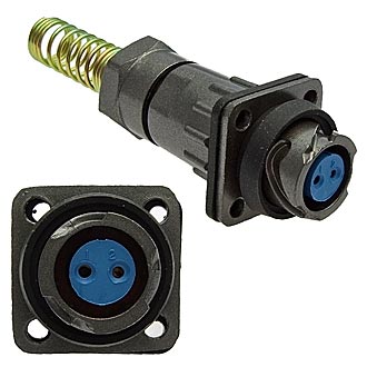 FQ14-2ZPK-8 розекта на корпус c кожухом, Разъем