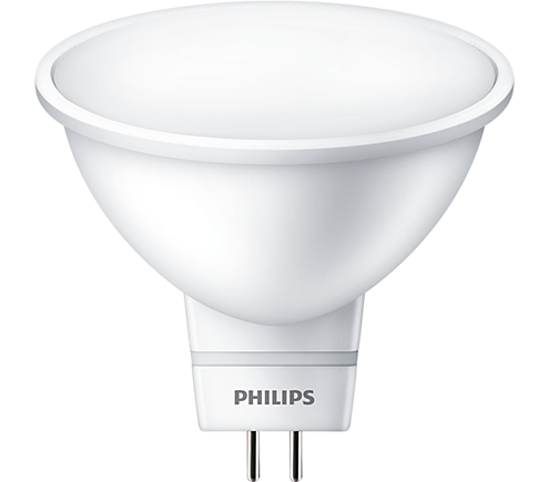 Лампа Philips Essential LED MR16 5W 120D 840 220V GU5.3 (400Лм, белый)