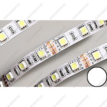 Лента светодиодная HT-5050W60 12V White (5050, 60 LED)