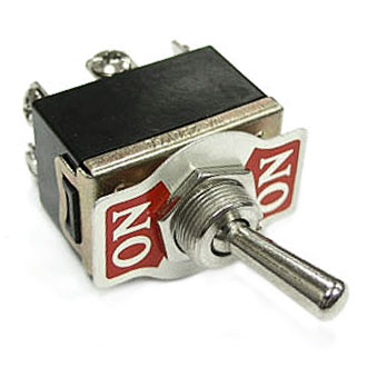 Тумблер KN3(C)-202(A) on-on 10A  6P
