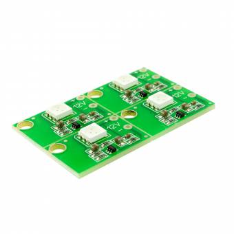 SHL0015R-0.8 (12В,красный, сборка 4 шт, 0.8 сек.)