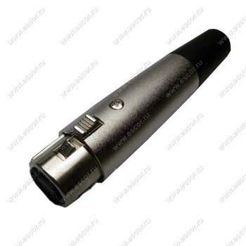 XLR гнездо на кабель 55 5F, Разъём