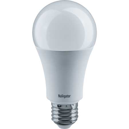 Лампа "груша" Navigator NLL-A60-15-230-4K-E27 (аналог лампы накаливания 125Вт, белый)