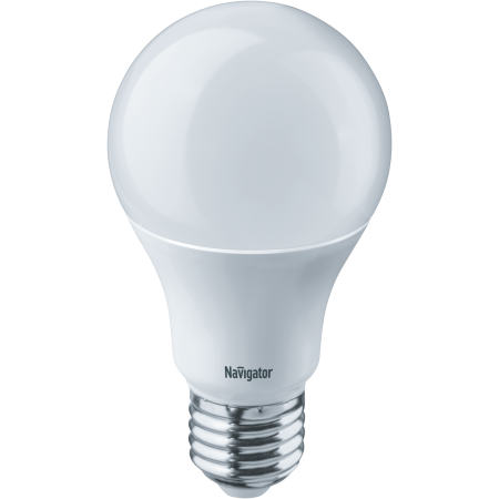 Лампа "груша" Navigator NLL-A60-10-230-4K-E27 (аналог лампы накаливания 75Вт, белый)